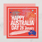 「I LOVE AUSTRALIA」オーストラリア・デー26 January シーズンカード (正面/裏面)