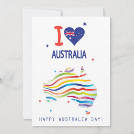 「I LOVE AUSTRALIA」オーストラリア・デー26 January シーズンカード