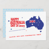 「I LOVE AUSTRALIA」オーストラリア・デー26 January シーズンカード (正面/裏面)