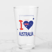 「I LOVE AUSTRALIA」オーストラリア・デー26 January タンブラーグラス (正面)