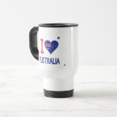「I LOVE AUSTRALIA」オーストラリア・デー26 January トラベルマグ (正面左)