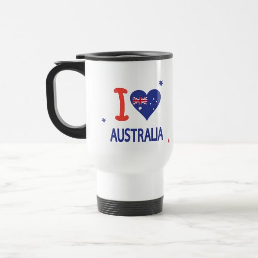 「I LOVE AUSTRALIA」オーストラリア・デー26 January トラベルマグ (左)