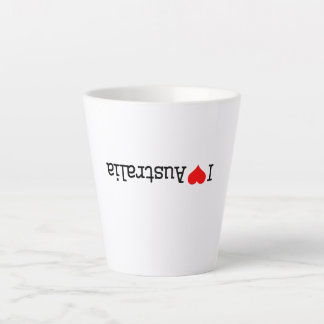 I Love Australia カフェラテマグ