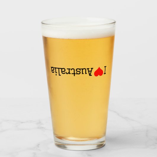 I Love Australia タンブラーグラス (ドリンク正面)