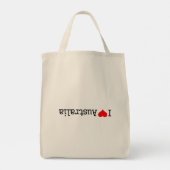 I Love Australia トートバッグ (裏面)