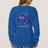 I LOVE AUSTRALIA Happy Australia 1月26日 スウェットシャツ (裏面)