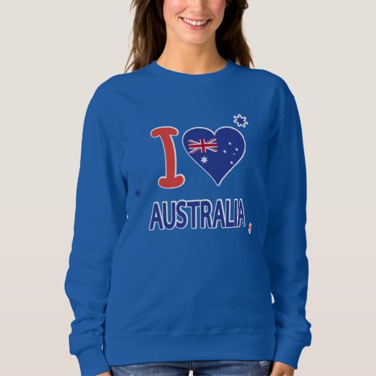 I LOVE AUSTRALIA Happy Australia 1月26日 スウェットシャツ (正面)