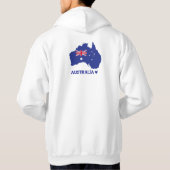 I LOVE AUSTRALIA Happy Australia 1月26日 パーカ (裏面)