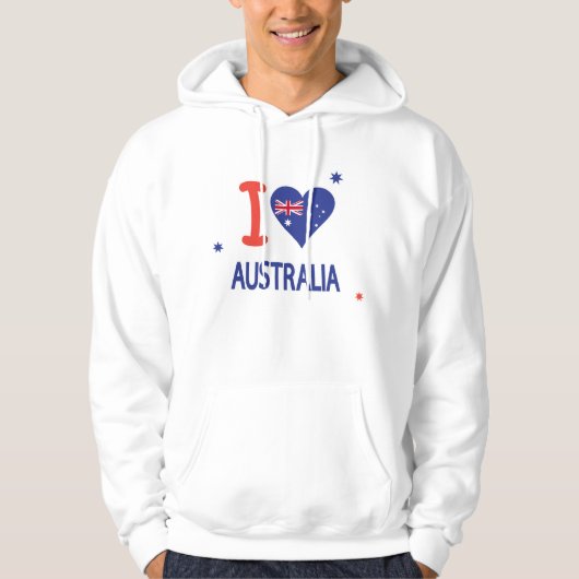 I LOVE AUSTRALIA Happy Australia 1月26日 パーカ (正面)
