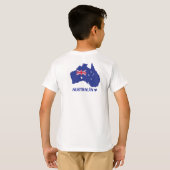 I LOVE AUSTRALIA Happy Australia 1月26日 Tシャツ (裏面フル)