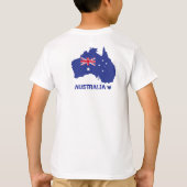 I LOVE AUSTRALIA Happy Australia 1月26日 Tシャツ (裏面)