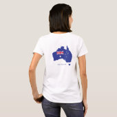I LOVE AUSTRALIA Happy Australia 1月26日 Tシャツ (裏面フル)