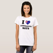 I love Australian Boys Tシャツ (正面フル)