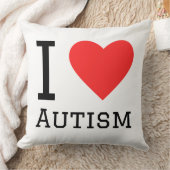 I love autism クッション (ブランケット)
