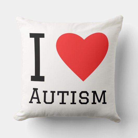 I love autism クッション (正面)