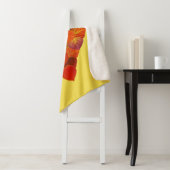 I Love Autumn, – 赤はっきりした《植物》アスペンリーフハート1 シェルパブランケット (インサイチュ)