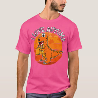 I Love Autumn Dinosaur, Autumn Dinosaur, Autumn Di Tシャツ