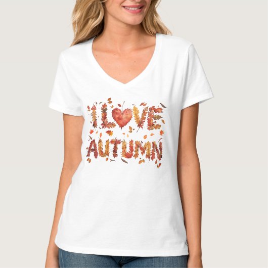 I love Autumn Tシャツ (正面)