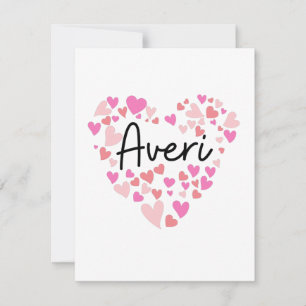 I love Averi -ハートfor Averi サンキューカード