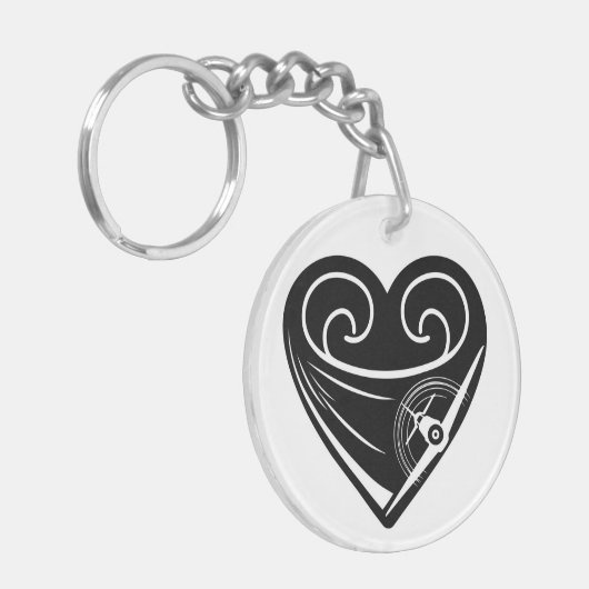 I Love Aviation  キーホルダー (正面左)