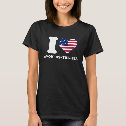 I love Avon by the Sea I heart Avon by the Sea Tシャツ (正面)