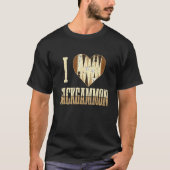 I love Backgammon Board Games Tシャツ (正面)
