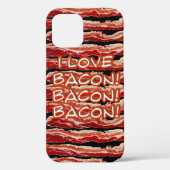 I Love Bacon Bacon Bacon iPhone Case Case-Mate iPhoneケース (裏面)