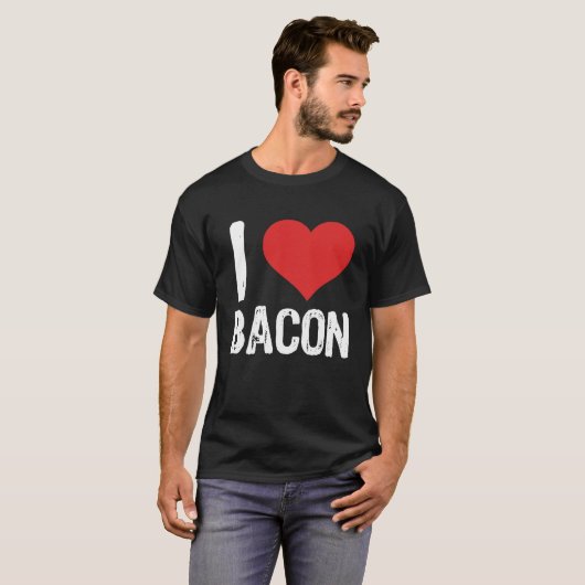 I Love Bacon Tシャツ (正面フル)