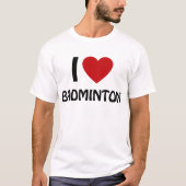 I love Badminton Tシャツ (正面)