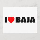 I Love Baja ポストカード (正面)