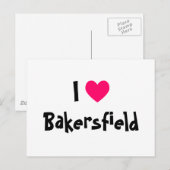 I Love Bakersfield ポストカード (正面/裏面)