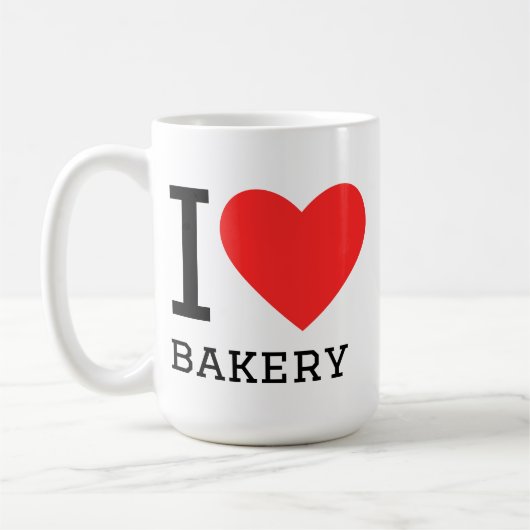 I love bakery コーヒーマグカップ (左)