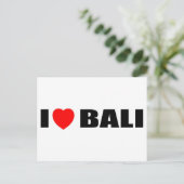 I Love Bali，インドネシア ポストカード (スタンド正面)
