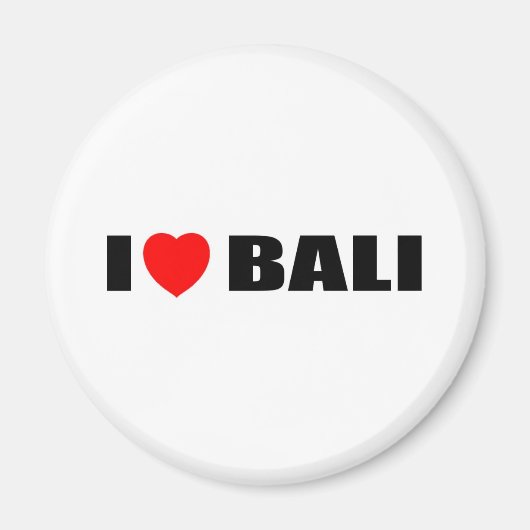 I Love Bali,インドネシア マグネット (正面)