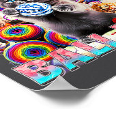 I Love Ball Play Cute Cats Roll Of Wool Kitty For  ポスター (角)