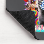 I Love Ball Play Cute Cats Roll Of Wool Kitty For  マウスパッド (コーナー)