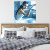 I LOVE BALLET - BALLET & DANCE キャンバスプリント (インサイチュ (寝室))