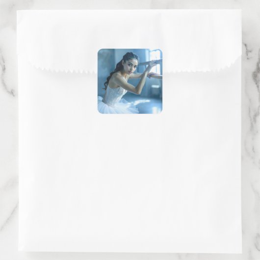 I LOVE BALLET - BALLET & DANCE スクエアシール (バッグ)