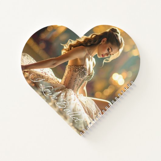 I LOVE BALLET - BALLET & DANCE ノートブック (裏面)