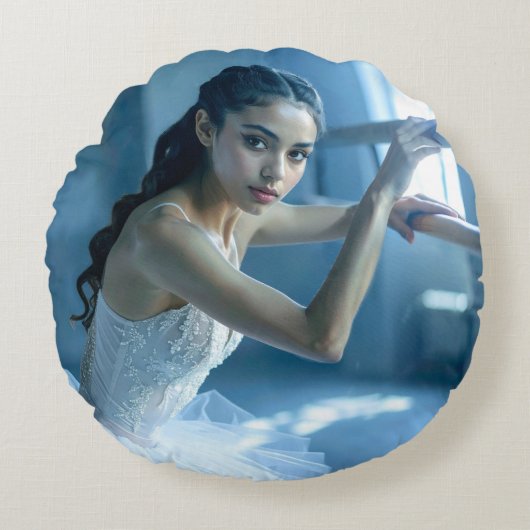 I LOVE BALLET - BALLET & DANCE ラウンドクッション (正面)