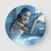 I LOVE BALLET - BALLET & DANCE ラウンド壁時計 (正面)