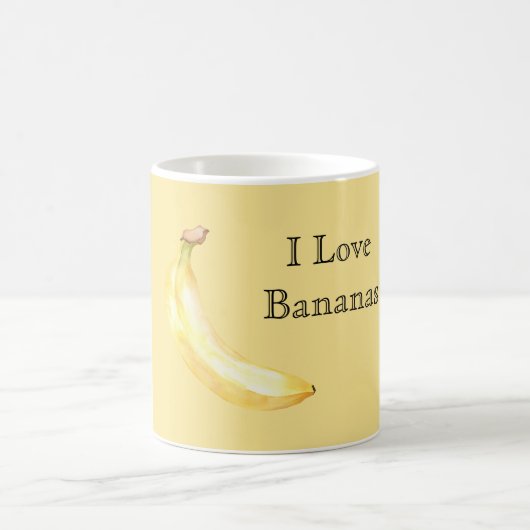 I Love Bananas コーヒーマグカップ (中央)