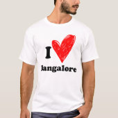 I love Bangalore Tシャツ (正面)