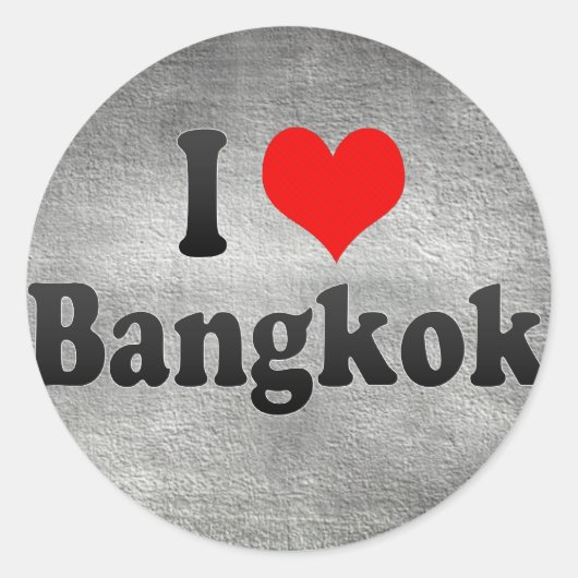 I Love Bangkok,タイ ラウンドシール (正面)