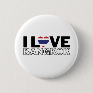 I Love Bangkok - For the true Bangkokian ! 缶バッジ