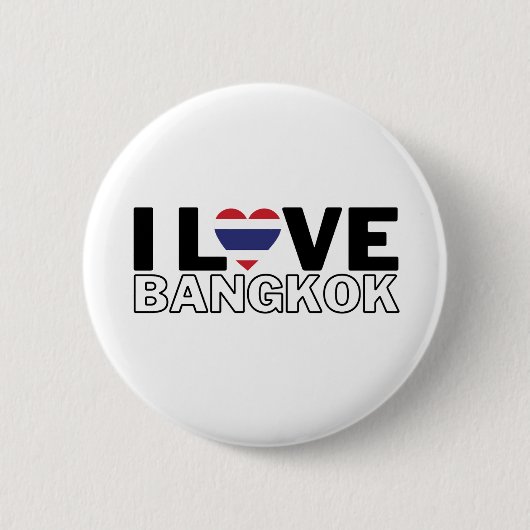 I Love Bangkok - For the true Bangkokian ! 缶バッジ (正面)