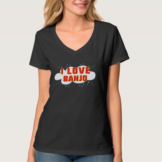 I Love Banjo 1 Tシャツ (正面)