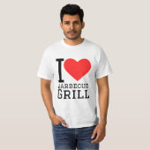 I love barbecue grill tシャツ (正面フル)