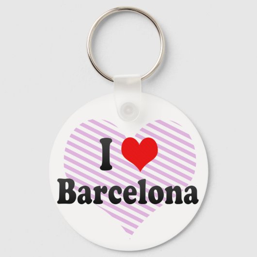 I Love Barcelona,スペイン キーホルダー (正面)