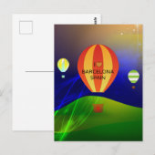 I Love Barcelona，スペイン ポストカード (正面/裏面)